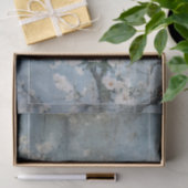 Chinoiserie Panel Distressed Blue - Anpassbar Seidenpapier (Geschenk)