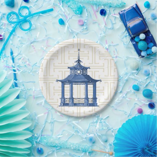 Chinoiserie Papierplatte Pappteller (Party)