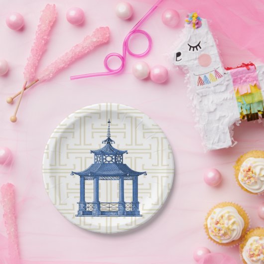 Chinoiserie Papierplatte Pappteller (Party)