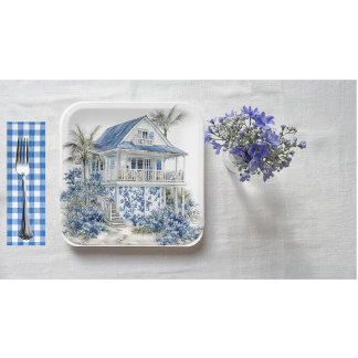 Chinoiserie-Papierteller Pappteller