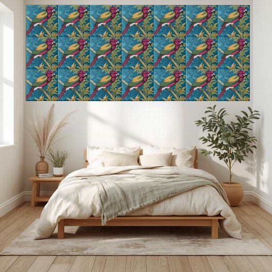 Chinoiserie Parrot Tile Fliese