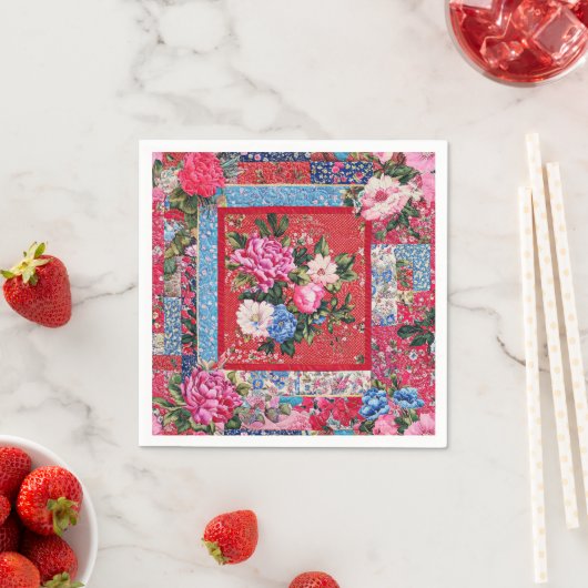 Chinoiserie Patchwork Floor Serviette (Beispiel)