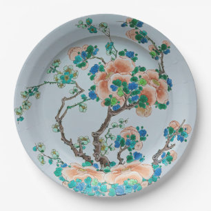 Chinoiserie Peach Blossom Imitate China Pappteller