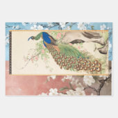 Chinoiserie Peacock mit dusty Rose und verblasstem Geschenkpapier Set (Vorderseite 3)
