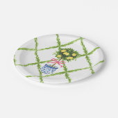 Chinoiserie Pink Ginger Jar Topiary Paper Teller (Schrägansicht)