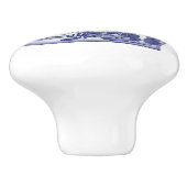 Chinoiserie Pink Hyacinths Keramikknauf (Seitenansicht)