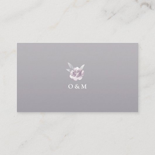 Chinoiserie Platzkarte (Rückseite)