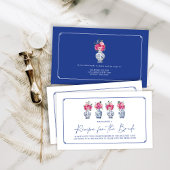 Chinoiserie Porzellan Brautparty Rezept Begleitkarte