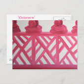 Chinoiserie Postkarte (Vorne/Hinten)