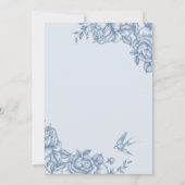 Chinoiserie Pumpkin Fall in Liebe Baby Dusche Einladung (Rückseite)