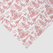 Chinoiserie Red Willow Decoupage Tissue Paper Seidenpapier (Ausschnitt)