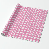 Chinoiserie-Rohrgitter in Rosa Geschenkpapier (Ungerollt)
