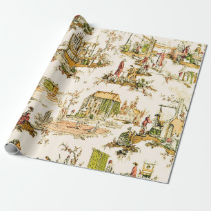 Chinoiserie Rustikale Decoupage Geschenkpapier