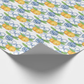 Chinoiserie San Salvatore - der Zuckerhut Geschenkpapier (Ecke)