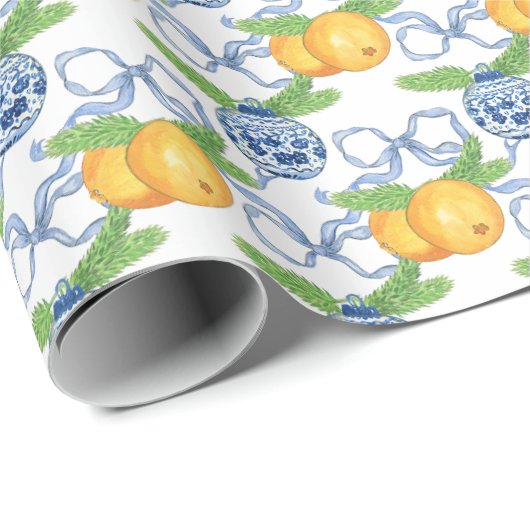 Chinoiserie San Salvatore - der Zuckerhut Geschenkpapier (Rolleneckpunkt)