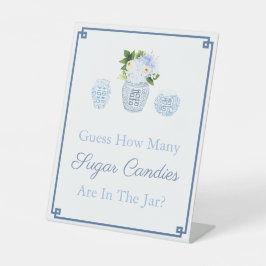 Chinoiserie schätzt, wie viele blaue und weiße Taf Sockelschild