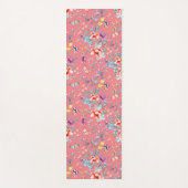 Chinoiserie Schmetterlinge, Blume Lachs rosa Yogamatte (Vorderseite)
