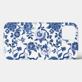 Chinoiserie Shades of Blue Case-Mate iPhone Hülle (Rückseite (Horizontal))