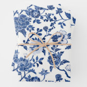 Chinoiserie Shades of Blue Geschenkpapier Set (Beispiel)