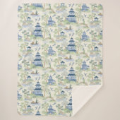 Chinoiserie Sherpadecke (Vorderseite)