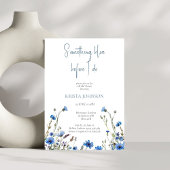 Chinoiserie Something Blue Brautparty Einladung