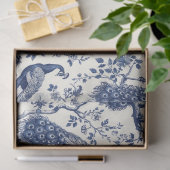 Chinoiserie Style Peacock Themenpapier Seidenpapier (Geschenk)