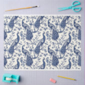 Chinoiserie Style Peacock Themenpapier Seidenpapier (Basteln)