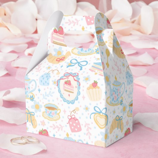 Chinoiserie Teatime Muster Geschenkschachtel (Hochzeit)