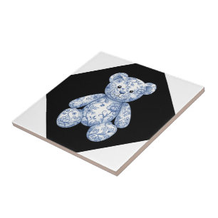 Chinoiserie-Teddybär Fliese