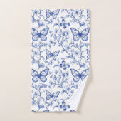Chinoiserie Toile De Jouy Pattern Badhandtuch Set (Handtuch)