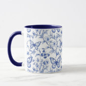 Chinoiserie Toile De Jouy Pattern Tasse (Links)