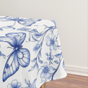 Chinoiserie Toile De Jouy Pattern Tischdecke