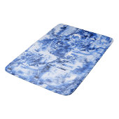 Chinoiserie-Toilette, blaue Weide, blaue China   Badematte (Schrägansicht)