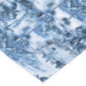 Chinoiserie-Toilette, blaue Weide, blaue China Tischdecke (Schrägansicht)