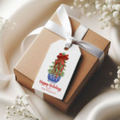 Chinoiserie Topiary Custom Christmas Geschenkanhänger