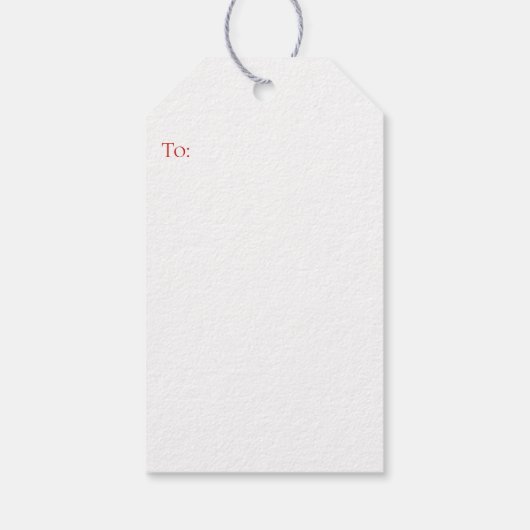 Chinoiserie Topiary Custom Christmas Geschenkanhänger (Rückseite)