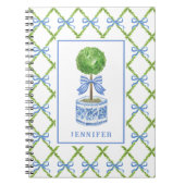 Chinoiserie Topiary | PERSONALISIERT Notizblock (Vorderseite)