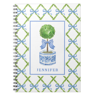 Chinoiserie Topiary | PERSONALISIERT Notizblock