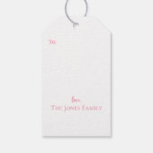 Chinoiserie Topiary Valentinstag Geschenkanhänger (Rückseite)