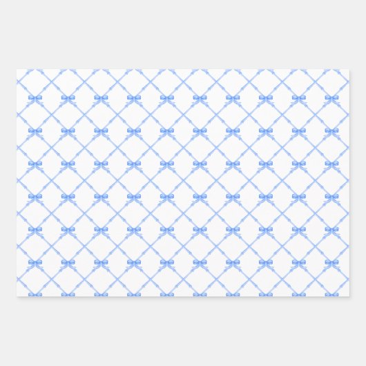 Chinoiserie Topiary Wrapping Paper Geschenkpapier Set (Vorderseite 3)