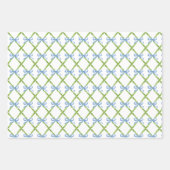 Chinoiserie Topiary Wrapping Paper Geschenkpapier Set (Vorderseite 2)