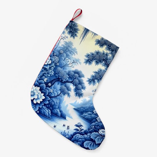 CHINOISERIE-TRAUM KLEINER WEIHNACHTSSTRUMPF (Vorderansicht (hängend))