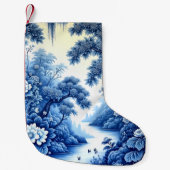 CHINOISERIE-TRAUM KLEINER WEIHNACHTSSTRUMPF (Vorderseite)