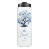 Chinoiserie Tree Motif The Groom ID1094 Thermosbecher (Vorderseite)