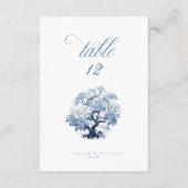 Chinoiserie Tree Motif Tischnummern ID1094 (Rückseite)