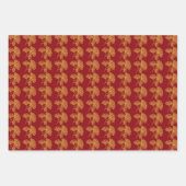 Chinoiserie Trend für das Jahr des Drachenroten Go Geschenkpapier Set (Vorderseite 3)