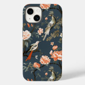 Chinoiserie über Denim Blue Case-Mate iPhone Hülle (Rückseite)