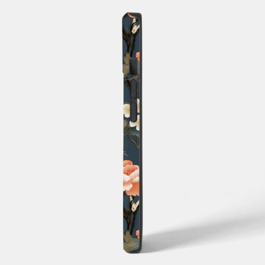 Chinoiserie über Denim Blue Case-Mate iPhone Hülle (Rückseite / Links)