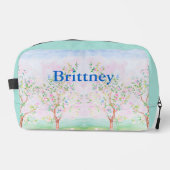 Chinoiserie-Uferfarbe Waschbeutel (Vorderseite)