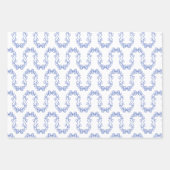 Chinoiserie Vases of Red Strawberries and Blue Bow Geschenkpapier Set (Vorderseite 2)